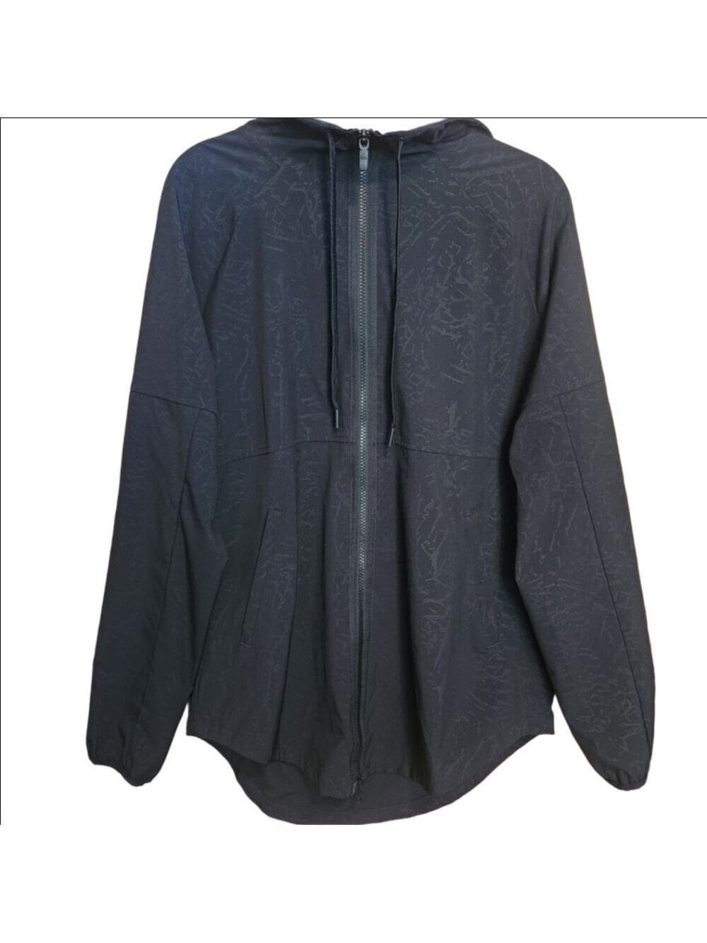 ADIDAS WOMENS ZIP FRONT LIGHT WEIGHT WINDBREAKER JACKET SIZE MEDIUM EUC